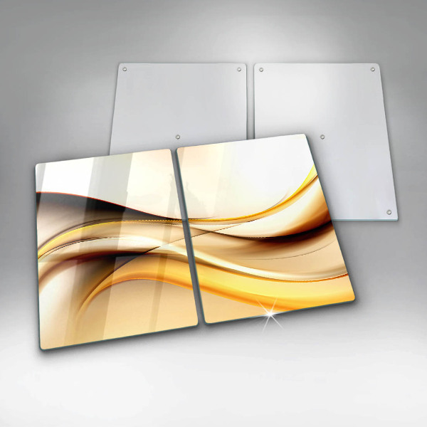 Skleněná krájecí deska Abstraktní kouřové čáry