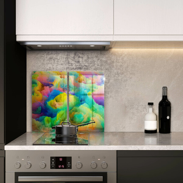 Skleněná krájecí deska Barevná abstrakce