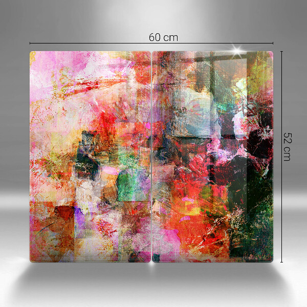 Skleněná krájecí deska Malování abstrakce