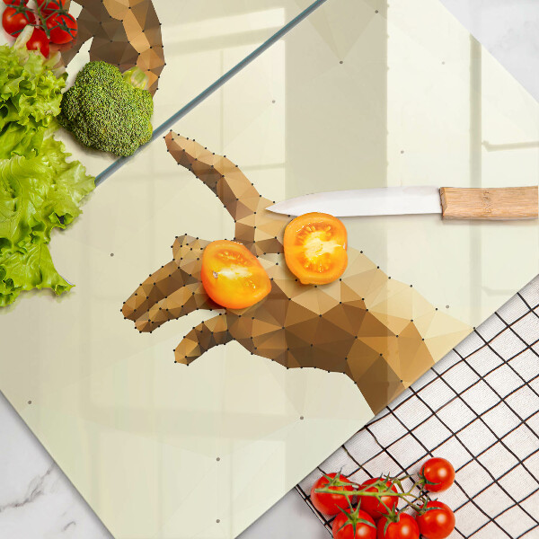 Skleněná krájecí deska Stvoření adamových rukou