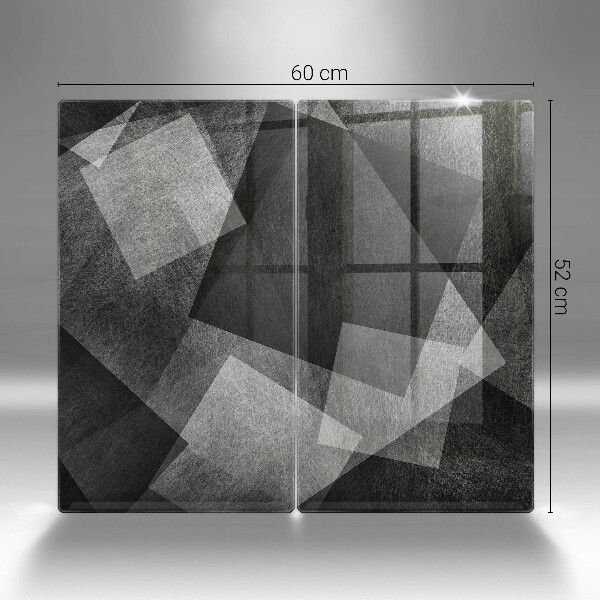 Skleněné krájecí prkénko Geometrické abstrakce