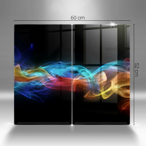 Skleněná krájecí deska Barevný kouř