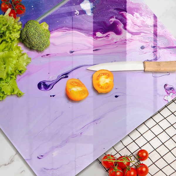 Skleněná krájecí deska Abstrakce inkousty
