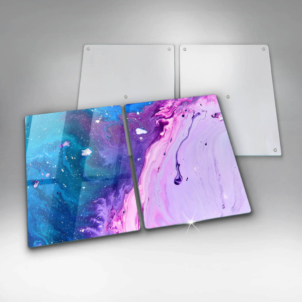 Skleněná krájecí deska Abstrakce inkousty