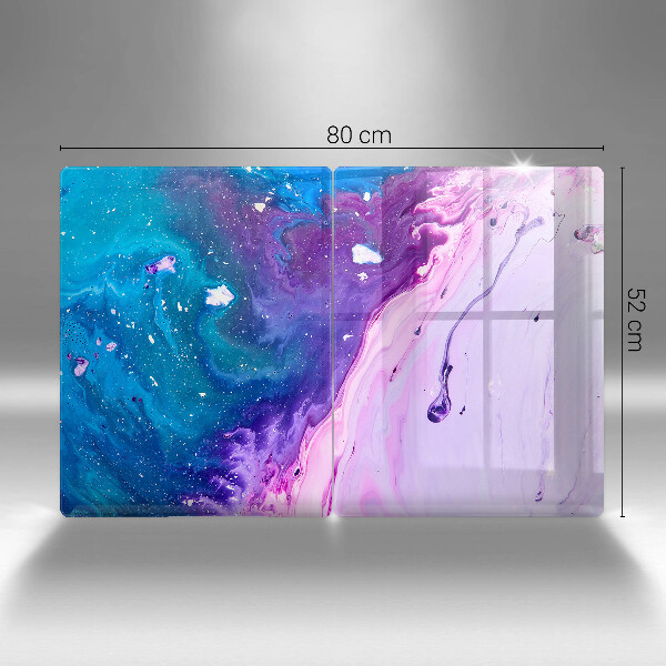 Skleněná krájecí deska Abstrakce inkousty