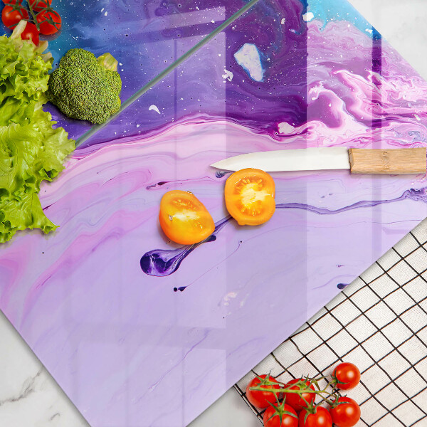 Skleněná krájecí deska Abstrakce inkousty