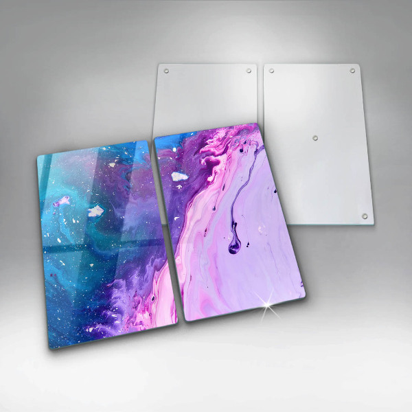 Skleněná krájecí deska Abstrakce inkousty