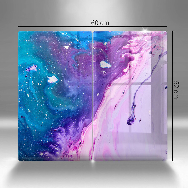 Skleněná krájecí deska Abstrakce inkousty