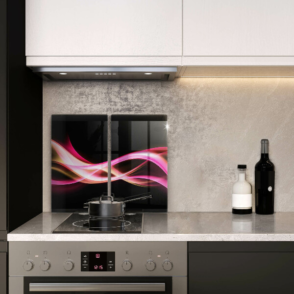 Skleněná krájecí deska Abstraktní neonový kouř