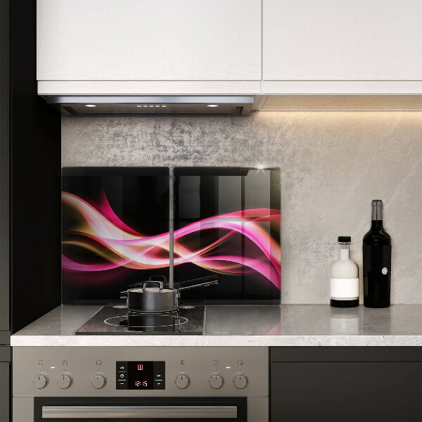 Skleněná krájecí deska Abstraktní neonový kouř