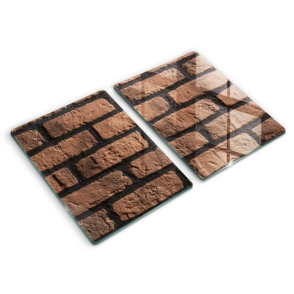 Skleněná krájecí deska Cihlová zeď