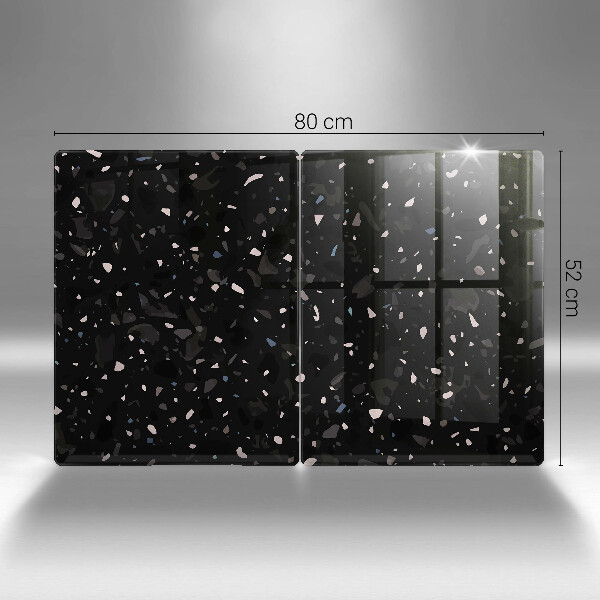 Skleněné krájecí prkénko Tmavá kamenina