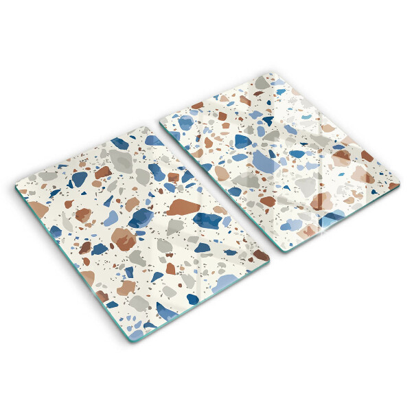 Skleněné krájecí prkénko Dekorativní kamenina