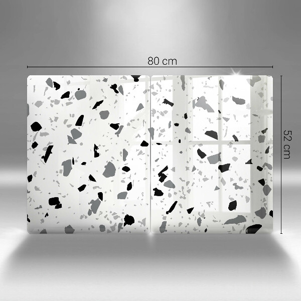 Skleněné krájecí prkénko Dekorativní kamenina