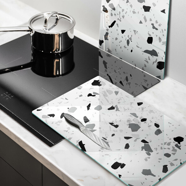 Skleněné krájecí prkénko Dekorativní kamenina