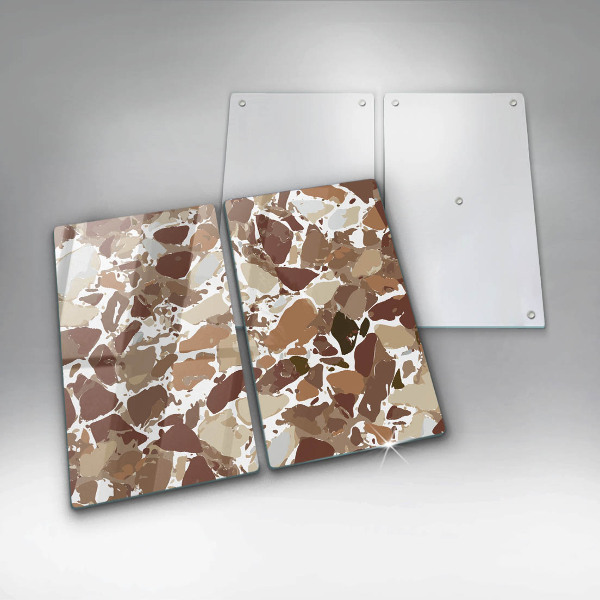 Skleněné krájecí prkénko Kamenné dekorativní skvrny