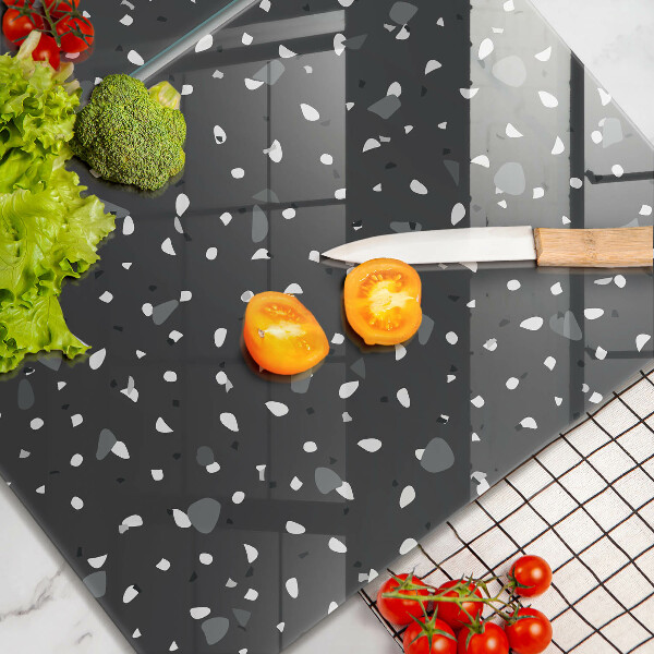 Skleněné krájecí prkénko Dekorativní kámen