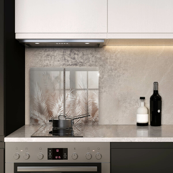 Skleněná krájecí deska Boho vegetační listy