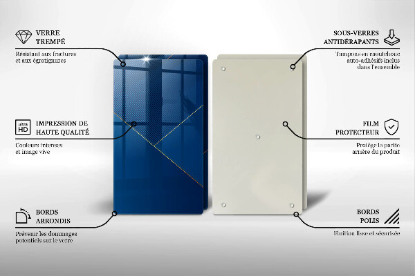 Skleněná krájecí deska Moderní zázemí