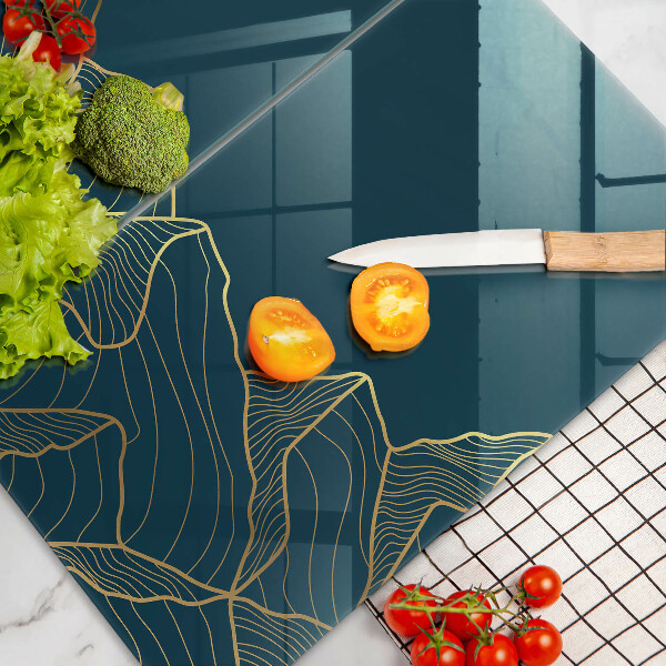 Skleněná krájecí deska Abstraktní hory