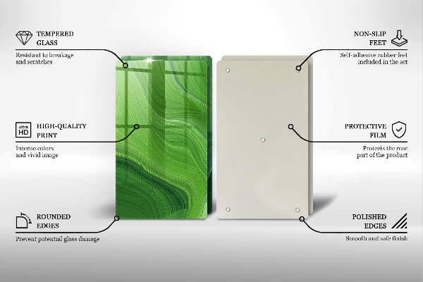 Skleněná krájecí deska Abstraktní textura