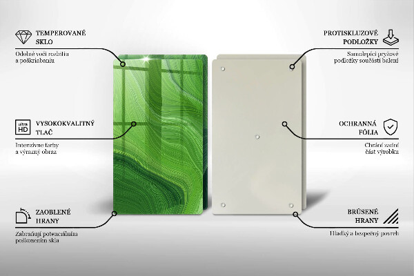 Skleněná krájecí deska Abstraktní textura