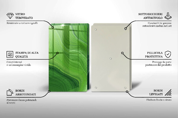 Skleněná krájecí deska Abstraktní textura