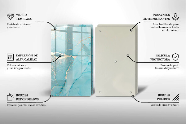 Skleněná krájecí deska Kamenná abstrakce