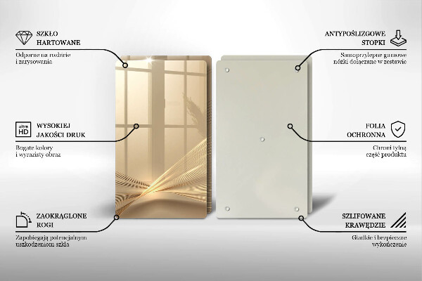 Skleněná krájecí deska Moderní abstrakce