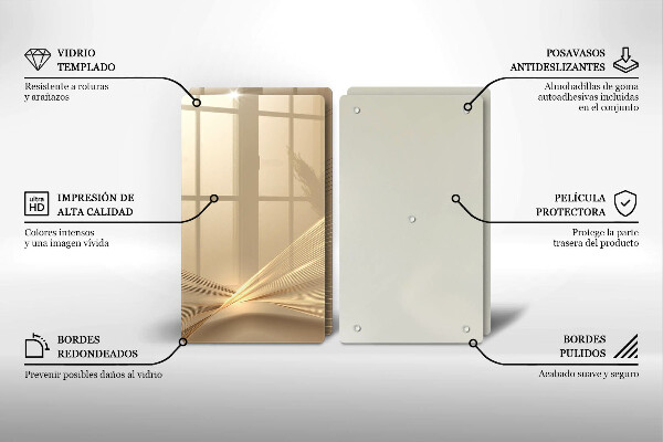 Skleněná krájecí deska Moderní abstrakce