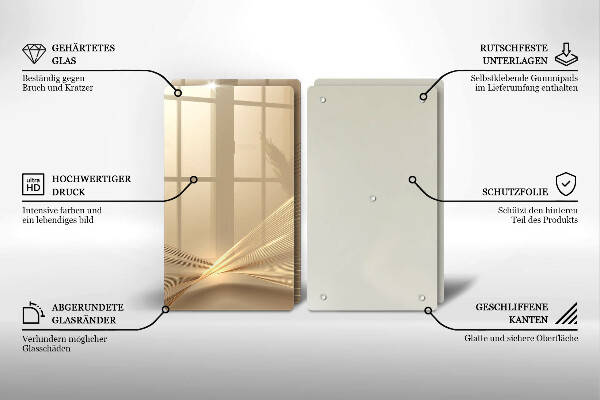 Skleněná krájecí deska Moderní abstrakce