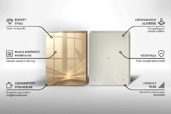 Skleněná krájecí deska Moderní abstrakce