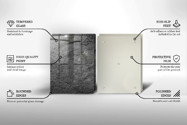 Skleněná krájecí deska Textura kamene