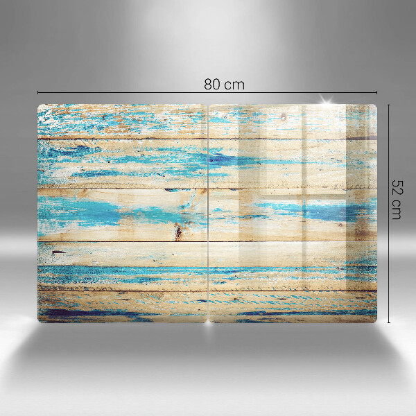 Skleněná krájecí deska Retro dřevěné desky