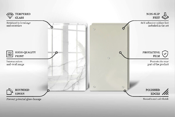 Skleněná krájecí deska Mramorové kamenné pozadí