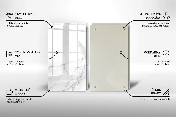 Skleněná krájecí deska Mramorové kamenné pozadí