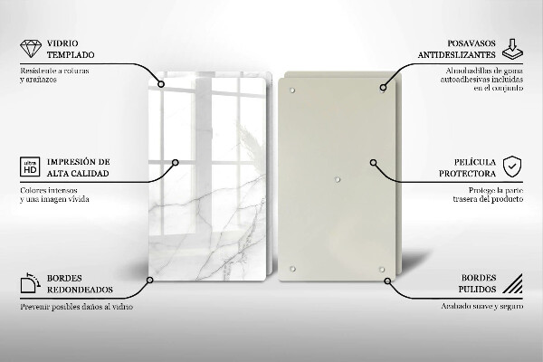 Skleněná krájecí deska Mramorové kamenné pozadí