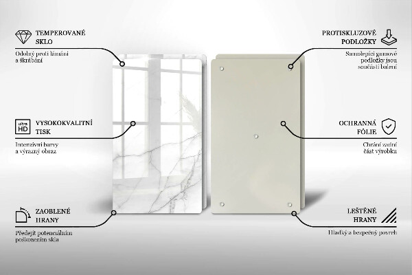 Skleněná krájecí deska Mramorové kamenné pozadí