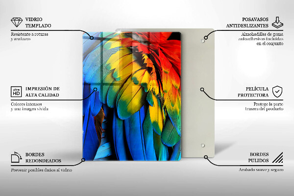 Skleněná deska do kuchyně Námořnická modrá