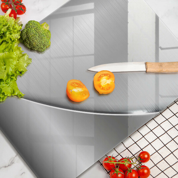 Skleněná deska do kuchyně Kovové tvary