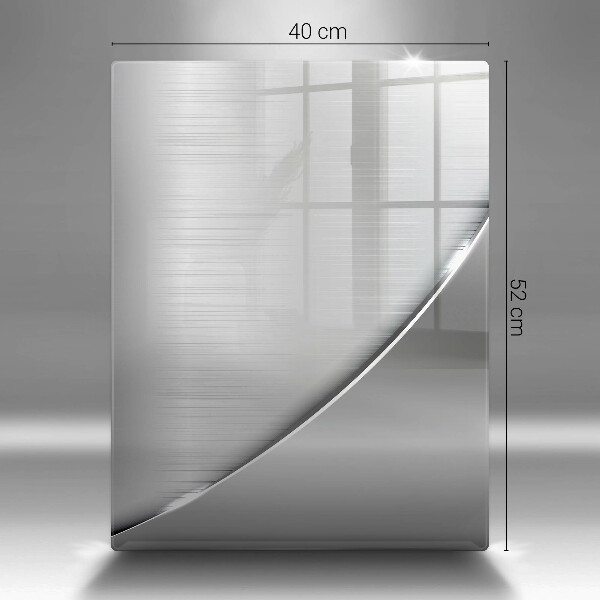 Skleněná deska do kuchyně Kovové tvary