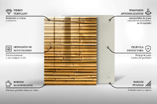 Skleněná deska do kuchyně Kovové tvary