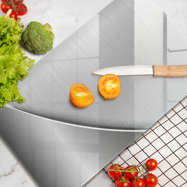 Skleněná deska do kuchyně Kovové tvary