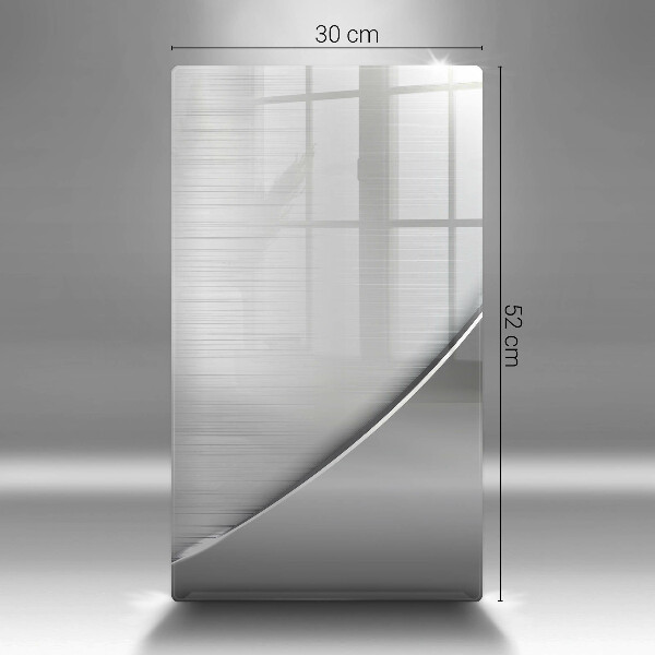 Skleněná deska do kuchyně Kovové tvary