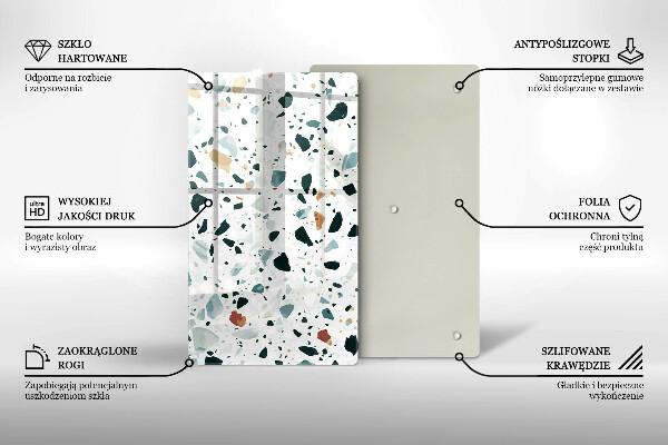 Skleněná krájecí deska Lehká kamenina