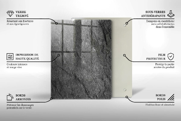 Skleněná krájecí deska Vlny mořské vody