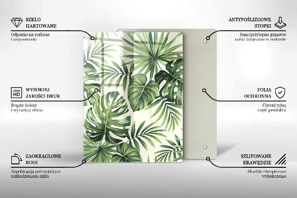 Skleněná deska do kuchyně Zimní dekorace