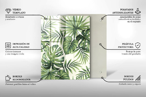 Skleněná deska do kuchyně Zimní dekorace