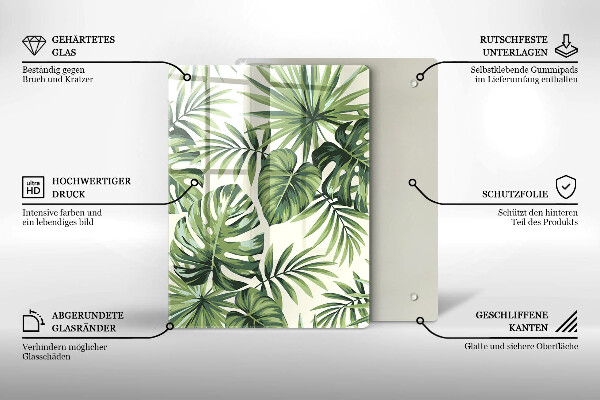 Skleněná deska do kuchyně Zimní dekorace