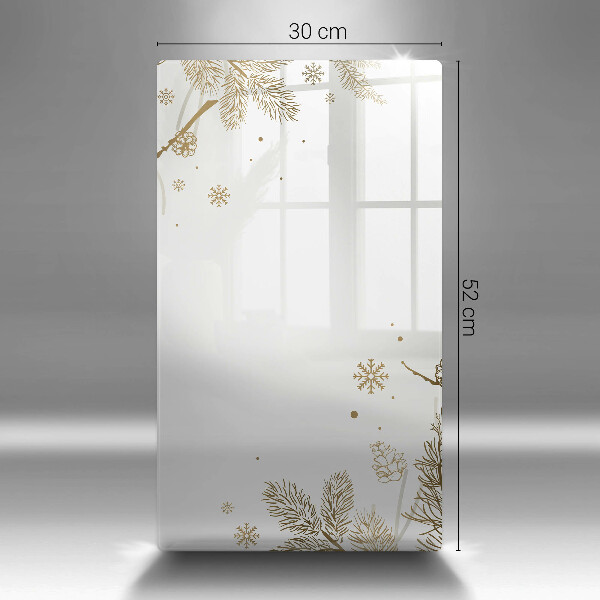 Skleněná deska do kuchyně Zimní dekorace